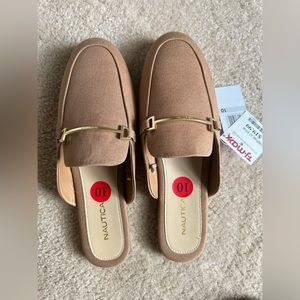 Nautica loafer slides/never worn